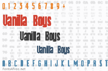 Vanilla Boys Font