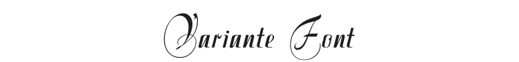 Variante Initials Font Preview