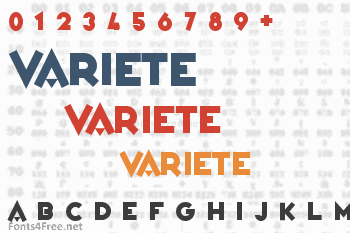 Variete Font