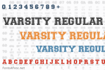 Varsity Regular Font