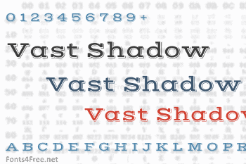 Vast Shadow Font Download - Fonts4Free