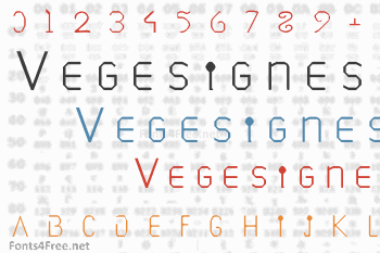 Vegesignes Font