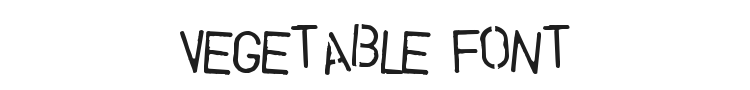 Vegetable Font Preview