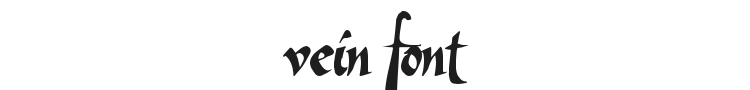 Vein Font