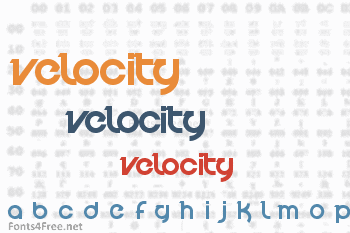 Velocity Font