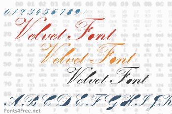 Velvet Font