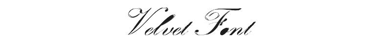 Velvet Font
