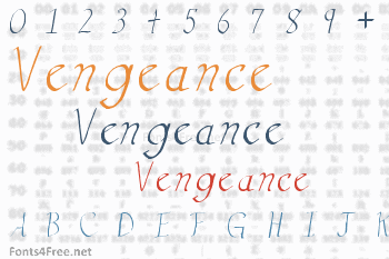 Vengeance Font