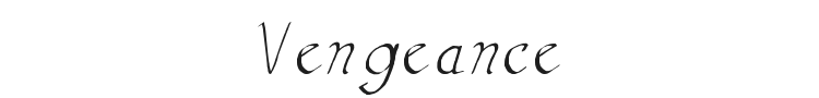 Vengeance Font