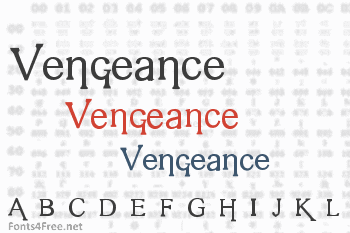 Vengeance Font