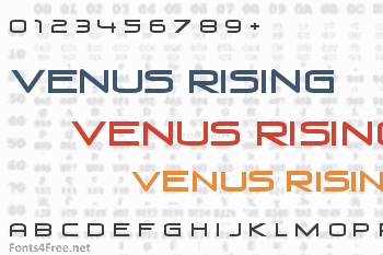 Venus Rising Font