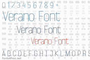 Verano Font