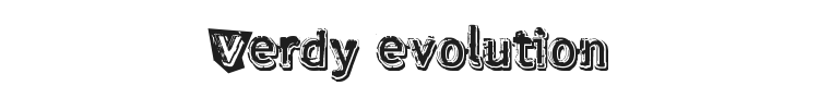 Verdy evolution Font