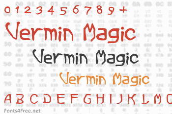 Vermin Magic Font