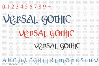 Versal Gothic Font