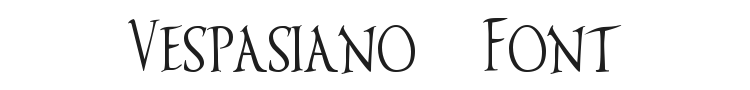 Vespasiano Font Preview