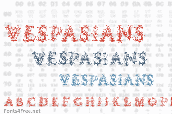 Vespasians Florials Font