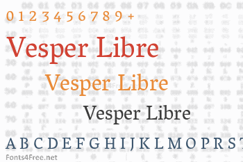 Vesper Libre Font