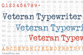 Veteran Typewriter Font