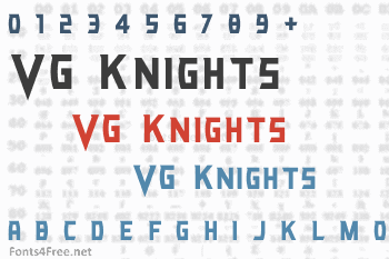 VG Knights Font