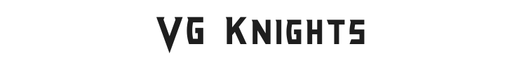 VG Knights Font