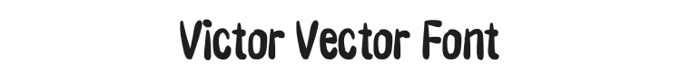 Victor Vector Font Preview