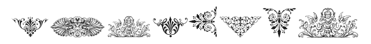 Victorian Free Ornaments Font