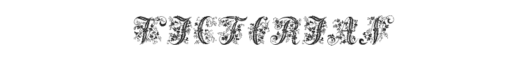 Victorian Initials One Font