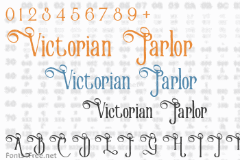 Victorian Parlor Font