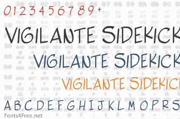 Vigilante Sidekick Font