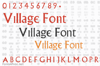 Village Font