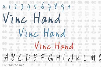 Vinc Hand Font