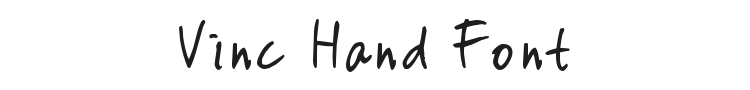 Vinc Hand Font