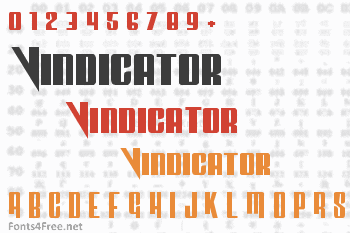 Vindicator Font