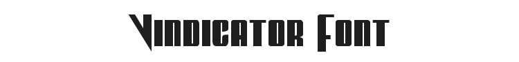 Vindicator Font