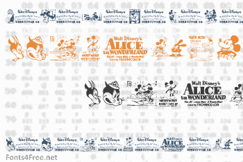 Vintage Classics Disney Font