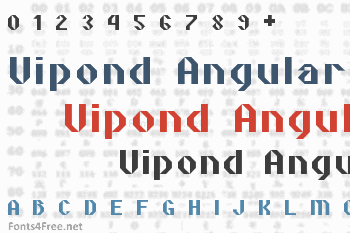 Vipond Angular Font