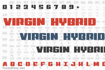 Virgin Hybrid Font