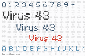 Virus 43 Font