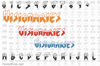 Visionaries Font