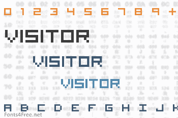 Visitor Font