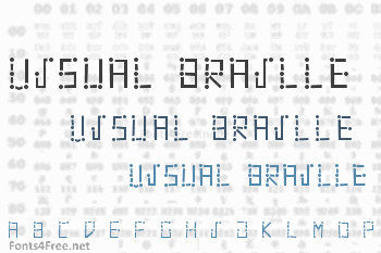 Visual Braille Font