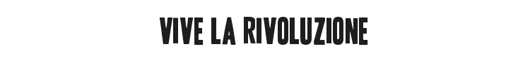 Vive la Rivoluzione Font