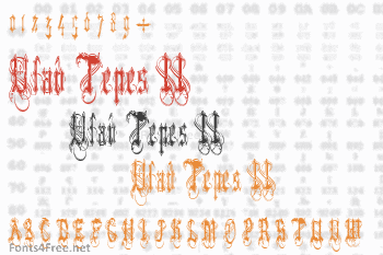 Vlad Tepes II  (Vlads Dad) Font