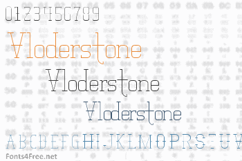 Vloderstone Font