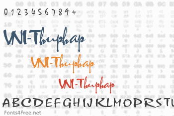 VNI-Thuphap Font