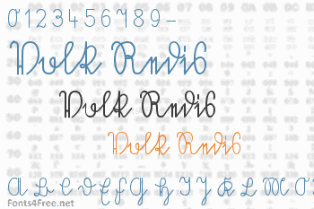 Volk Redis Font