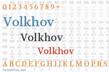 Volkhov Font