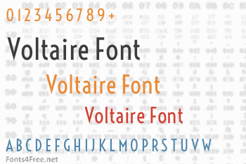 Voltaire Font