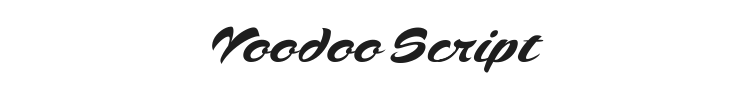 Voodoo Script Font Preview